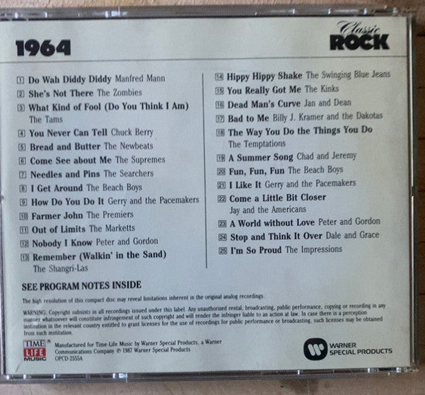 Various : Classic Rock 1964 (CD, Comp)