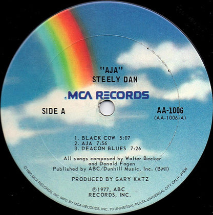 Steely Dan : Aja (LP, Album, Club, RE, CRC)
