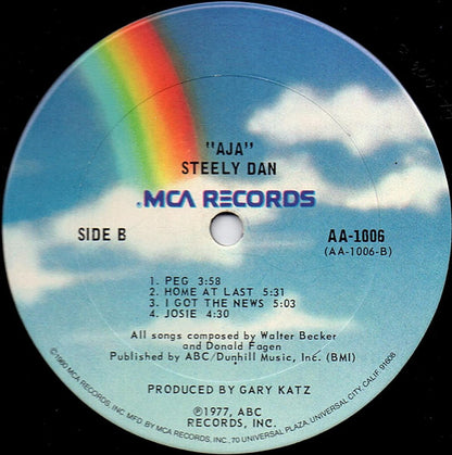 Steely Dan : Aja (LP, Album, Club, RE, CRC)