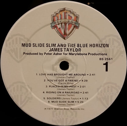 James Taylor (2) : Mud Slide Slim And The Blue Horizon (LP, Album, RE, Win)