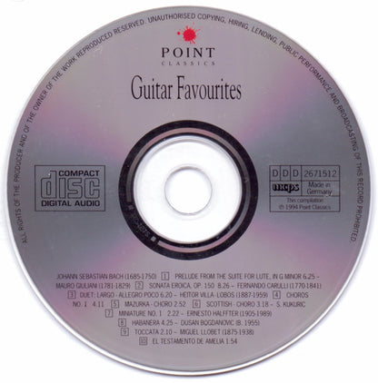 Dakko Petrinjak*, Various : Guitar Favourites (CD, Comp)