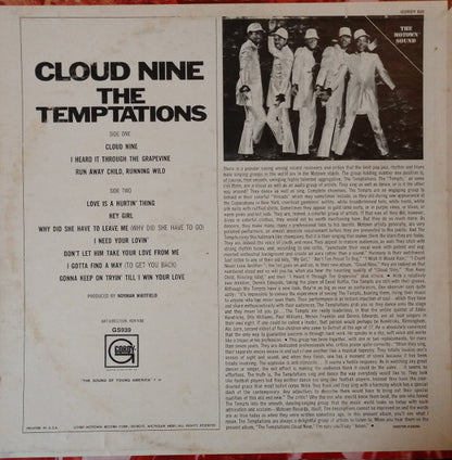 The Temptations : Cloud Nine (LP, Album, Ind)