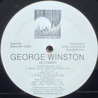 George Winston : December (LP, Album, RE, RM, RP, Tra)