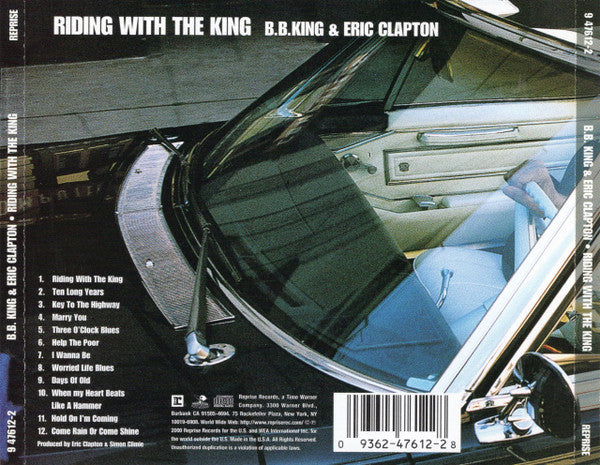 B.B. King & Eric Clapton : Riding With The King (CD, Album)