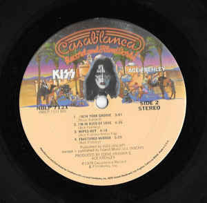 Kiss, Ace Frehley : Ace Frehley (LP, Album, Gol)