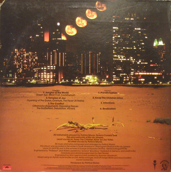 Patrick Moraz : Patrick Moraz (LP, Album)