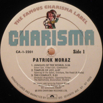 Patrick Moraz : Patrick Moraz (LP, Album)