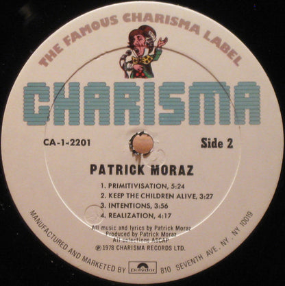Patrick Moraz : Patrick Moraz (LP, Album)