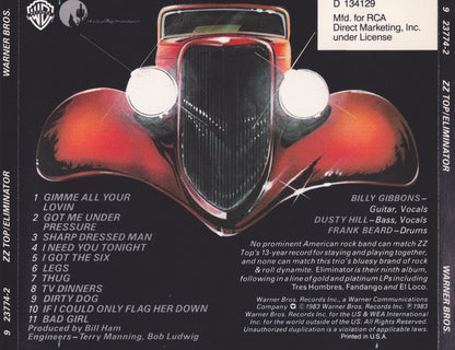 ZZ Top : Eliminator (CD, Album, Club, RE)