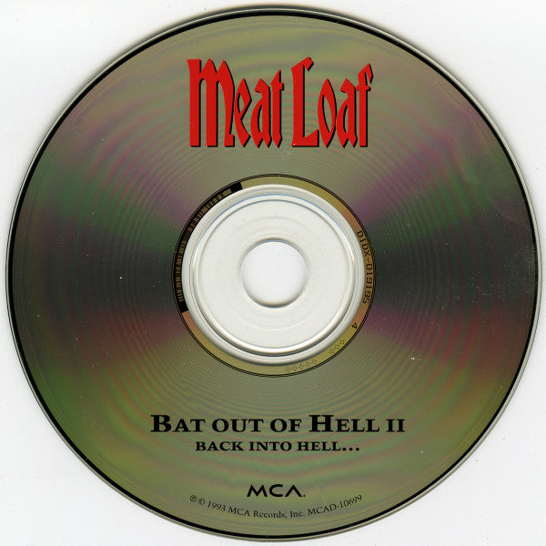 Meat Loaf : Bat Out Of Hell II: Back Into Hell... (CD, Album, RE, DAD)
