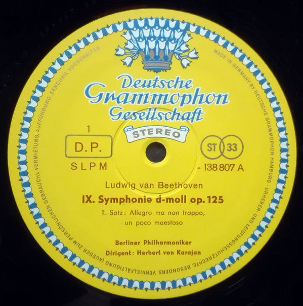 Beethoven* - Berliner Philharmoniker, Herbert von Karajan : IX. Symphonie / Symphonie Nr. 8 (2xLP, RE + Box)