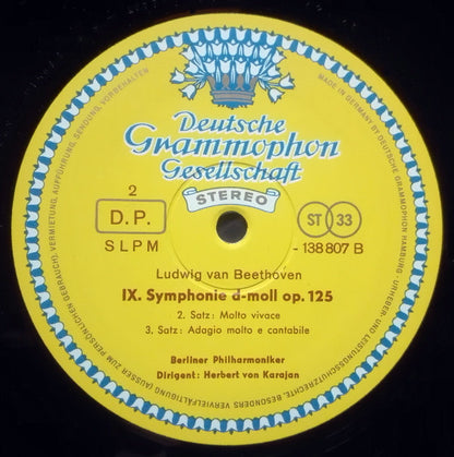 Beethoven* - Berliner Philharmoniker, Herbert von Karajan : IX. Symphonie / Symphonie Nr. 8 (2xLP, RE + Box)