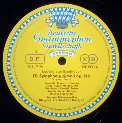 Beethoven* - Berliner Philharmoniker, Herbert von Karajan : IX. Symphonie / Symphonie Nr. 8 (2xLP, RE + Box)