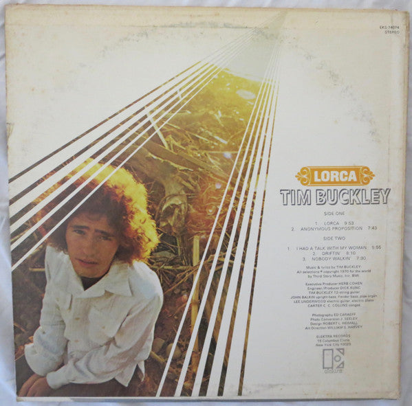 Tim Buckley : Lorca (LP, Album, Promo)