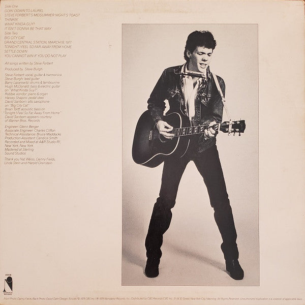 Steve Forbert : Alive On Arrival (LP, Album, San)