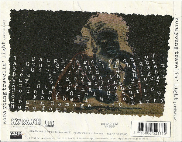 Zora Young : Travelin' Light (CD, Album)