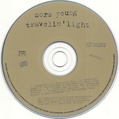 Zora Young : Travelin' Light (CD, Album)