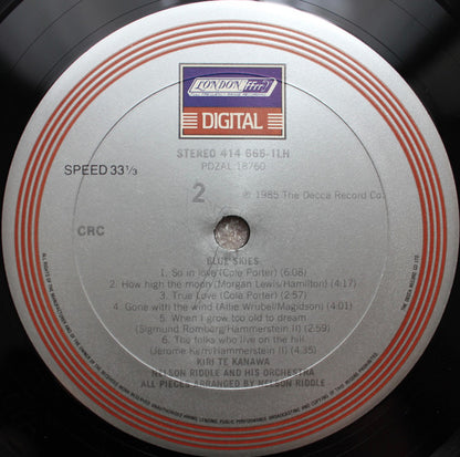Kiri* - Nelson Riddle And His Orchestra : Blue Skies (LP, Club)