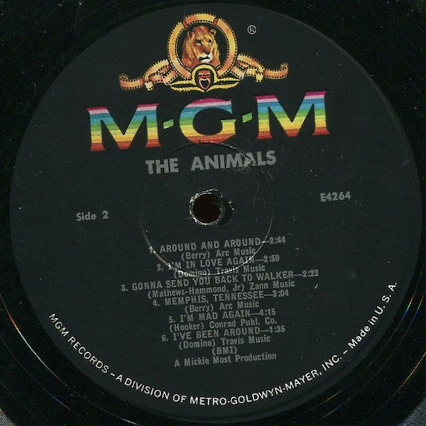 The Animals : The Animals (LP, Album, Mono, Wad)