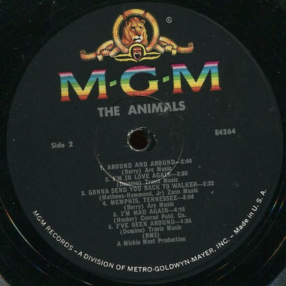The Animals : The Animals (LP, Album, Mono, Wad)