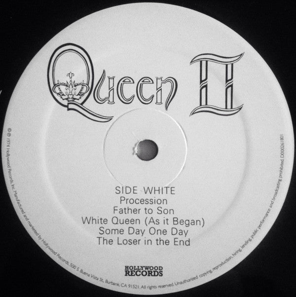 Queen : Queen II (LP, Album, RE, RM, Gat)