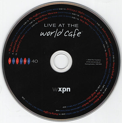 Various : Live At The World Café Volume 40 (CD, Comp)