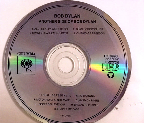 Bob Dylan : Another Side Of Bob Dylan (CD, Album, RE)