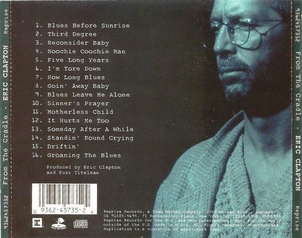 Eric Clapton : From The Cradle (CD, Album)