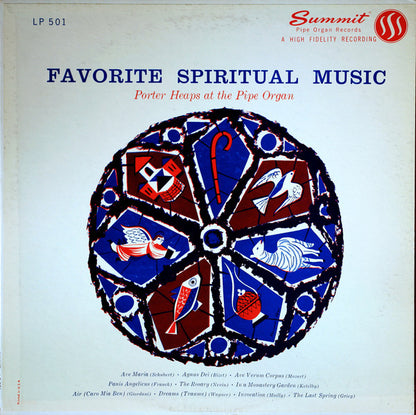 Porter Heaps : Favorite Spiritual Music (LP, Album, Mono)