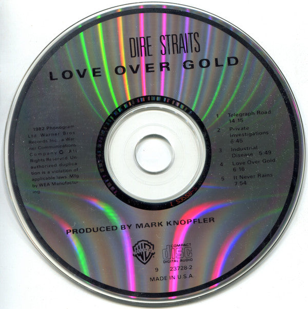 Dire Straits : Love Over Gold (CD, Album, RE)
