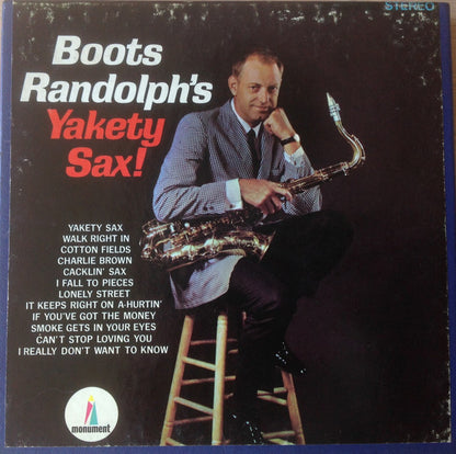 Boots Randolph : Boots Randolph's Yakety Sax! (Reel, 4tr Stereo, 7" Reel, Album)