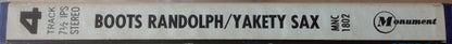 Boots Randolph : Boots Randolph's Yakety Sax! (Reel, 4tr Stereo, 7" Reel, Album)