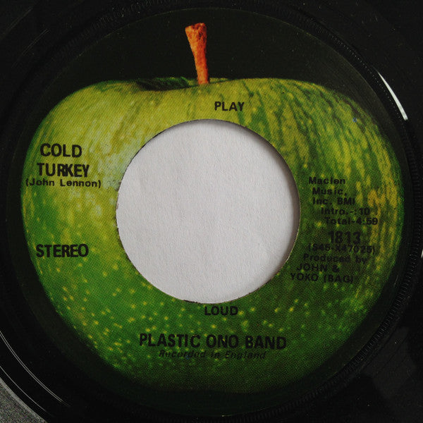 Plastic Ono Band* : Cold Turkey / Don't Worry Kyoko (Mummy's Only Looking For A Hand In The Snow) (7", Single, Scr)