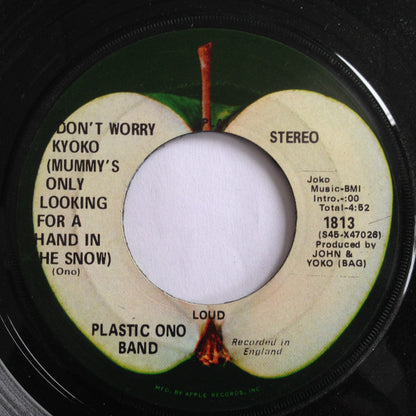 Plastic Ono Band* : Cold Turkey / Don't Worry Kyoko (Mummy's Only Looking For A Hand In The Snow) (7", Single, Scr)