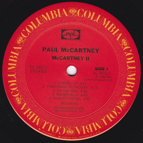 Paul McCartney : McCartney II (LP, Album, Ter)