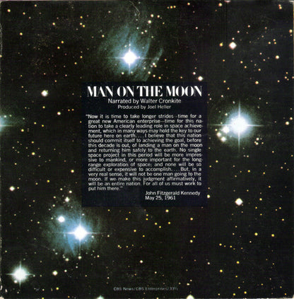 Walter Cronkite : Man On The Moon (7", Ter)