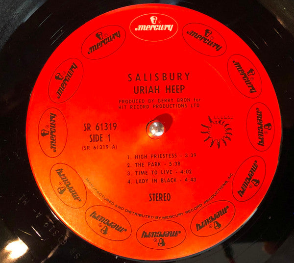 Uriah Heep : Salisbury (LP, Album, RP, Ter)