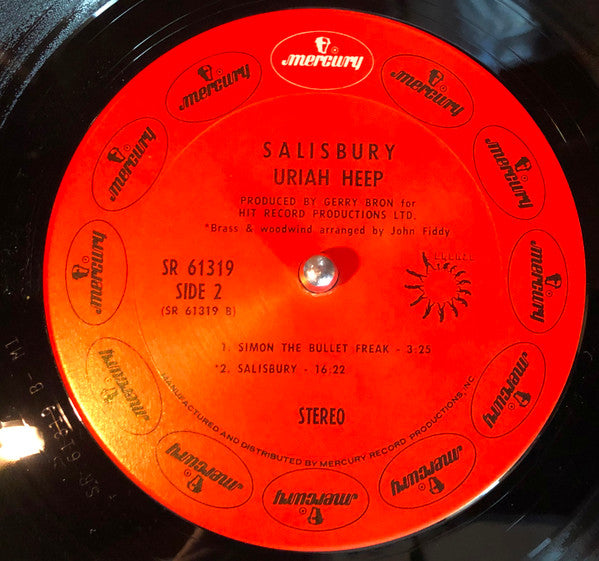 Uriah Heep : Salisbury (LP, Album, RP, Ter)