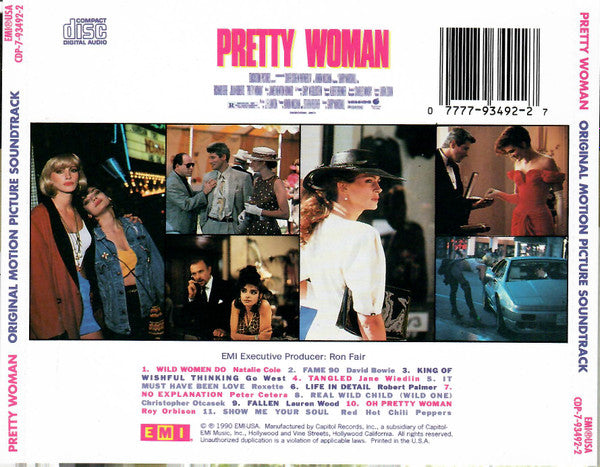 Various : Pretty Woman (Original Motion Picture Soundtrack) (CD, Comp, RE)