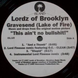 Lordz Of Brooklyn : Gravesend (Lake Of Fire) (12")