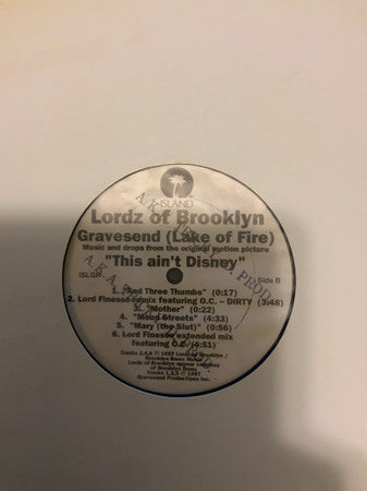 Lordz Of Brooklyn : Gravesend (Lake Of Fire) (12")