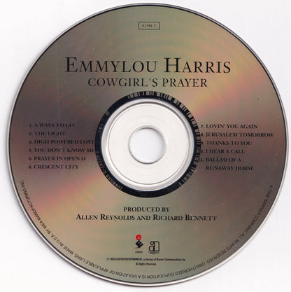 Emmylou Harris : Cowgirl's Prayer (CD, Album, All)