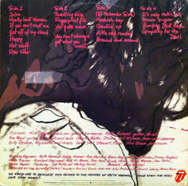 The Rolling Stones : Love You Live (2xLP, Album, RI )