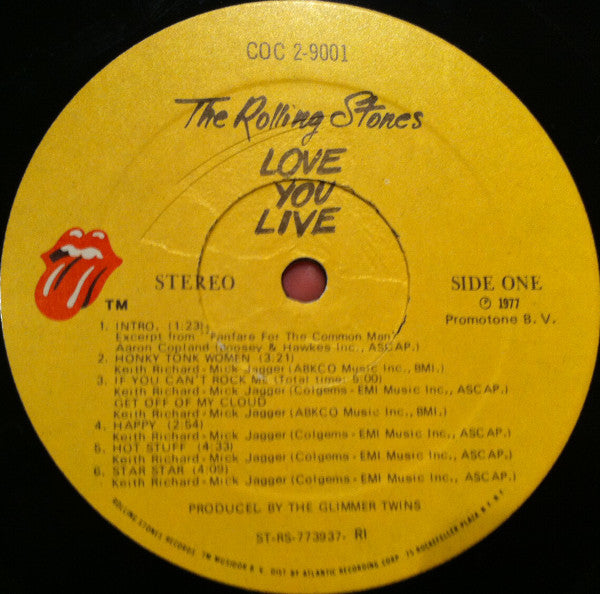 The Rolling Stones : Love You Live (2xLP, Album, RI )