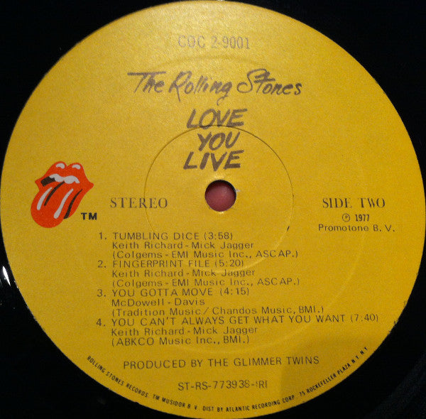 The Rolling Stones : Love You Live (2xLP, Album, RI )
