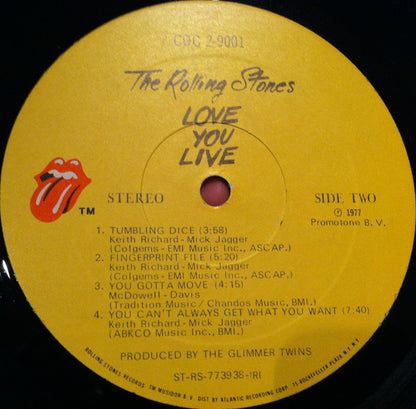 The Rolling Stones : Love You Live (2xLP, Album, RI )