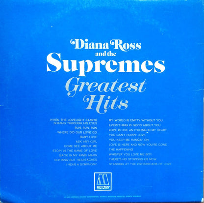 Diana Ross And The Supremes* : Greatest Hits (2xLP, Album, Comp)