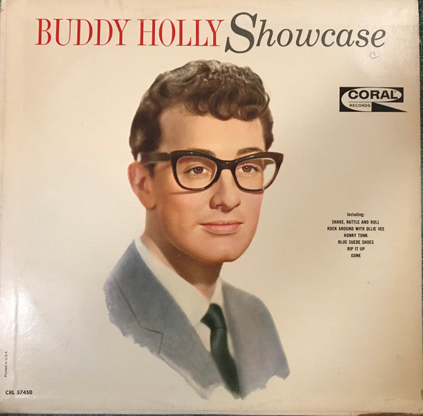 Buddy Holly : Showcase (LP, Album, Mono, Glo)