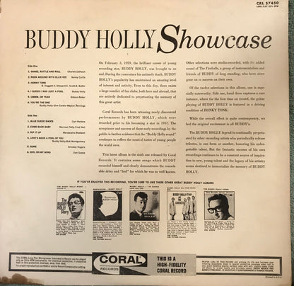 Buddy Holly : Showcase (LP, Album, Mono, Glo)