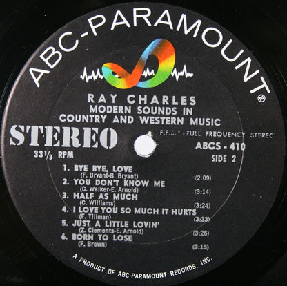 Ray Charles : Modern Sounds In Country And Western Music (LP, Album, RE)